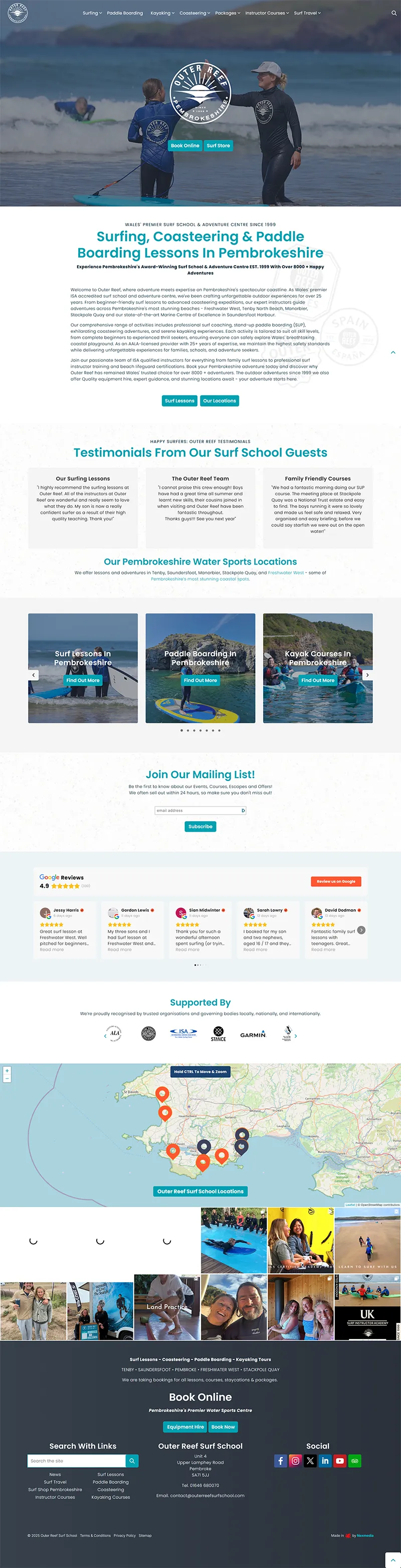 Outer Reef Surf School